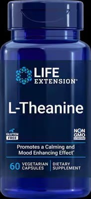 Life Extension L-Theanine 100 mg, 60 vegetarian  L-teanina