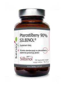 KENAYPterostilbeny 90% SILBINOL® (60 kapsułek) - suplement diety 