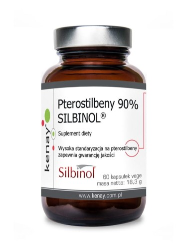 KENAYPterostilbeny 90% SILBINOL® (60 kapsułek) - suplement diety 