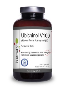 Ubichinol V100 aktywna forma Koenzymu Q10 100mg (300 kapsułek)