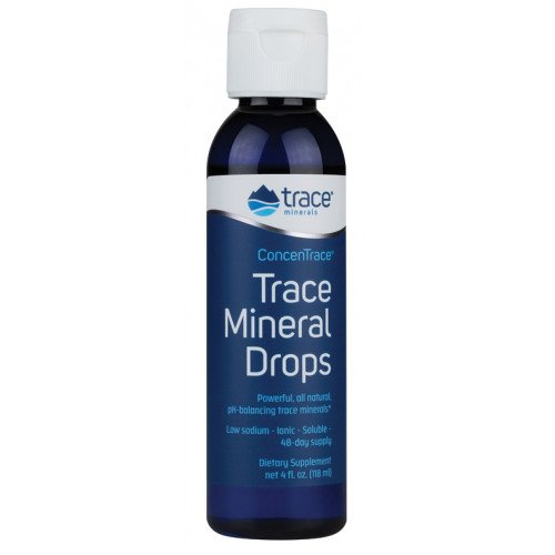 Trace Minerals ®, Concentrace  (118 ml) Minerały Lit Boron Sód (1)