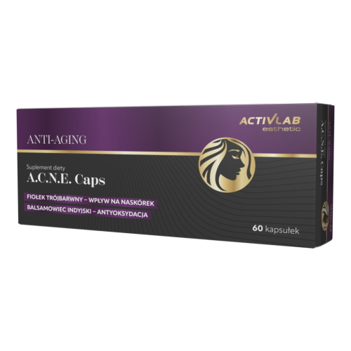 Activlab ANTI-AGING A.C.N.E. Caps Balsamowiec Biotyna Cynk