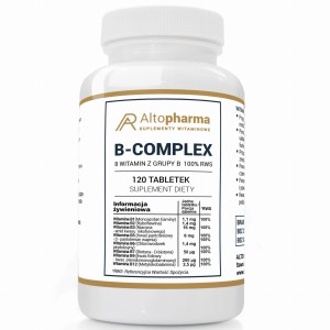Alto pharma WITAMINA B COMPLEX 100% RWS - 8 WITAMIN Z GRUPY B 120 tabletek