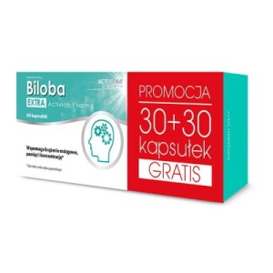 Activlab Biloba Extra Ginkgo B6 Lecytyna B2 B12 Magnez Biotyna