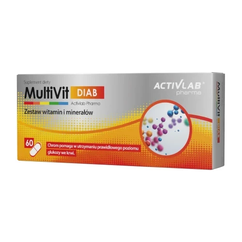 Activlab MultiVit DIAB Berberyna Inozytol Witaminy Minerały Complex