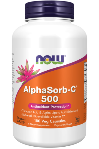 NOW Foods AlphaSorb-C 500 mg ALA Rutyna 180kaps 
