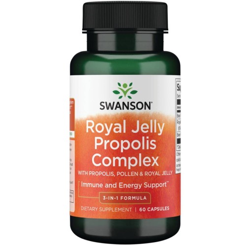 SWANSON Royal Jelly Propolis Complex 60 Caps Mleczko pszczele