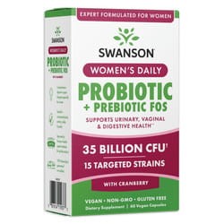 SWANSON Women's Daily Probiotic + Prebiotic 60vcap Probiotyki Dla kobiet