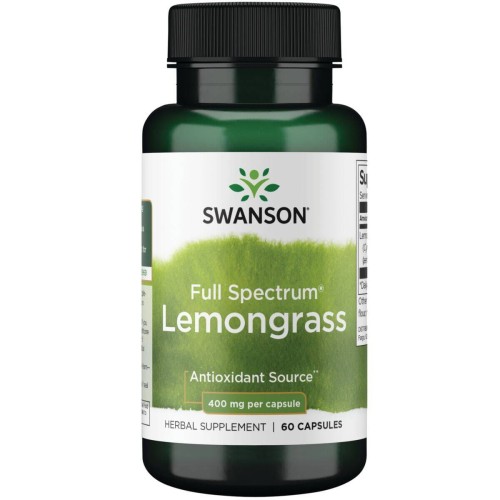 SWANSON FS Lemongrass 400mg 60caps Trawa cytrynowa