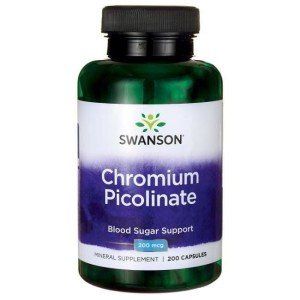 Swanson Pikolinian Chromu- chrom- 200mcg/200kaps