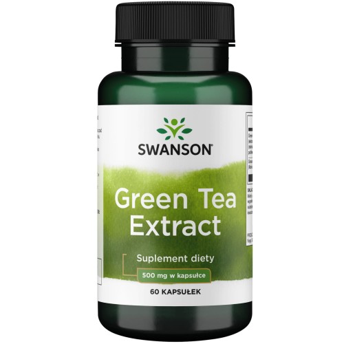 Green tea ekstrakt ( Zielona herbata) - 500mg/60kaps