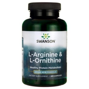 Swanson L-Arginina & L-Ornityna