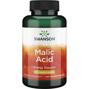 Malic acid (kwas jabłkowy) 600mg/100kaps