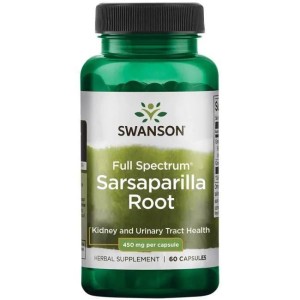 Swanson Sarsaparilla ( Kolcorośl) 450mg/60kaps