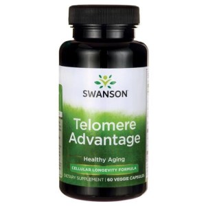 Swanson Telomere Advantage Witamina D3, B6, B12, E, kwas foliowy, karnozyna