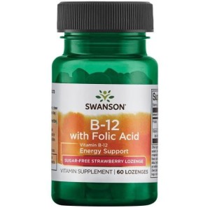 Swanson Witamina B12 + Kwas Foliowy