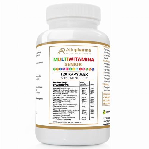 Altopharma  Multiwitamina SENIOR 120 kapsułek