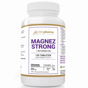 Altopharma  MAGNEZ STRONG + WITAMINA B6 PRODUKT WEGE 120 tabletek