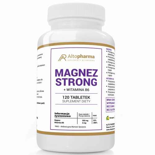 Altopharma  MAGNEZ STRONG + WITAMINA B6 PRODUKT WEGE 120 tabletek