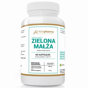 Altopharma NOWOZELANDZKA ZIELONA MAŁŻA 500mg STAWY KOŚCI 60 kapsułek