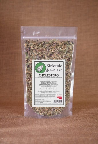 Zielarnia Suwalska Cholestero 250 g Karczoch Ostropest Głóg Skrzyp Pokrzywa