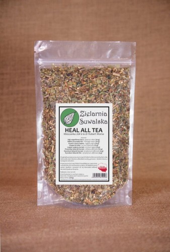 Zielarnia Suwalska Heal All Tea 220 g Babka Orzech Łopian Prawoślaz