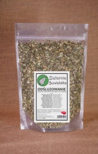 Zielarnia Suwalska Odśluzowanie 250 g Lukrecja Tymianek Imbir Rozmaryn
