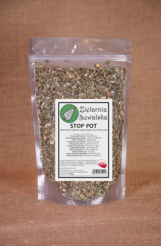 Zielarnia Suwalska Stop Pot 200 g wg Klimuszki Oman Lubczyk Orzech Skrzyp Wierzba