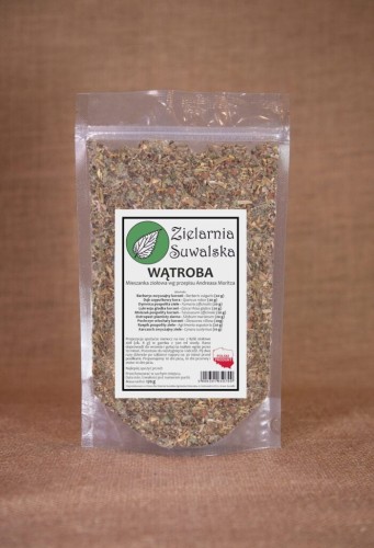 Zielarnia Suwalska Wątroba 170 g wg Andreasa Moritza Berberys Lukrecja Ostropest Karczoch