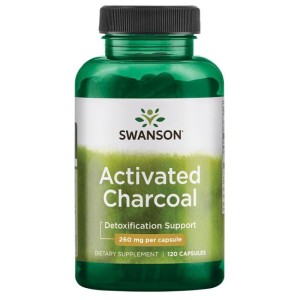 Swanson Aktywny Węgiel Drzewny 260mg