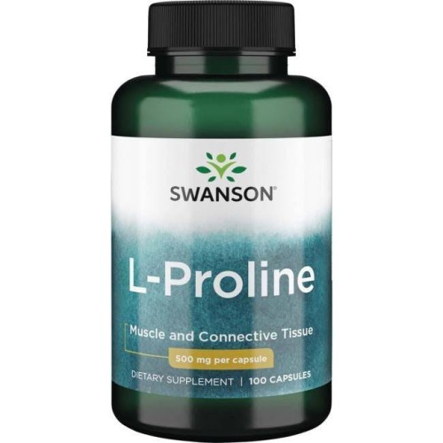 Swanson L-prolina 500mg 100kaps