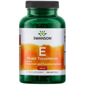 Swanson Witamina E mieszanka 400IU 250kaps