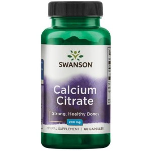 Swanson cytrynian wapnia 200mg/ 60 kaps