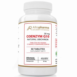 Alto pharma COENZYME Q10 NATURAL UBICHINON 30mg DO SSANIA PRODUKT WEGE 60 tabletek