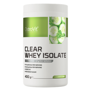 OstroVit Clear Whey Isolate 400 g ogórkowo-miętowy Izolat białka serwatkowego