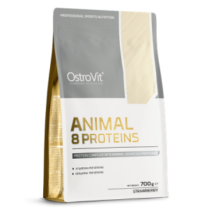 OstroVit Animal 8 Proteins 700 g truskawkowy Kompleks 8 białek