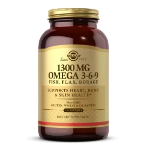 Solgar Omega 3-6-9 siemię ogórecznik 120kaps