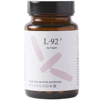 Kogen L-92, 30 kapsułek  Lactobacillus acidophilus /  bakterie kwasu mlekowego Lactobacillus acidophilus. Skutecznie wspiera organizm w walce z objawami alergii / odporność 