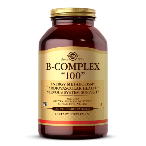 Solgar, B-Complex "100", 250  Vege  kaps 