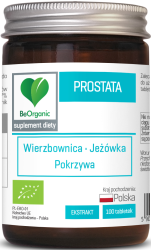   Aliness Prostata BIO 300 mg x 100 tabletek Wierzbownica Jeżówka Pokrzywa