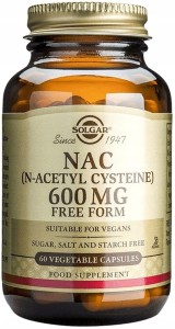 Solgar NAC 600mg N-acetylo cysteina