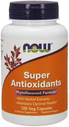 NOW Foods Super Antyoksydanty – Formuła fitoflawonoidów – 120 kaps 
