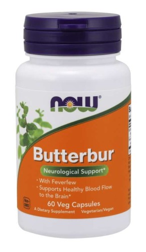 NOW Foods Butterbur - Lepiężnik Różowy 75 mg