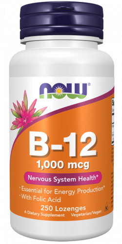 NOW Foods Witamina B-12 1000mcg 250sgel