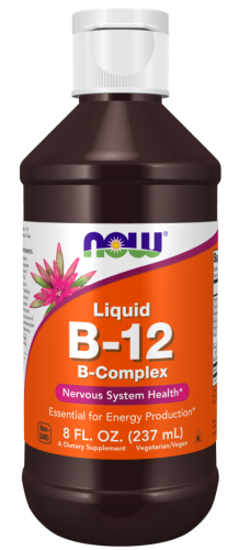 NOW Foods B-12 B12 w płynie 237ml