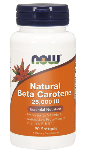 NOW Foods naturalny beta karoten – 180 kapsułek - waznosc 31.07.2026