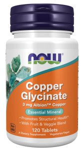 NOW Foods Copper Glycinate Glycynian miedzi