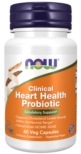 NOW Foods Clinical Heart Health Probiotic Veg Caps