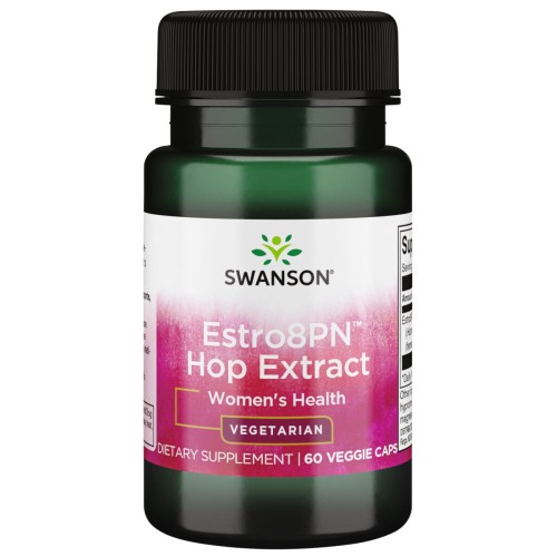 Swanson Estro8Pn Hop Extract 10mg 60 vcaps chmiel