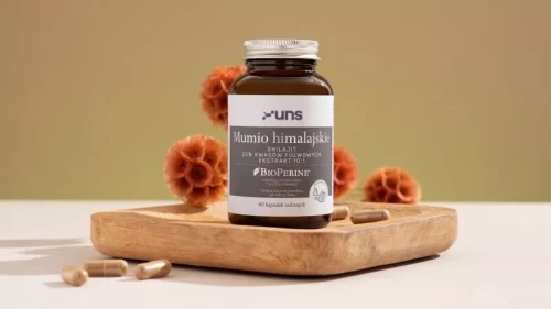 UNS MUMIO HIMALAJSKIE + BIOPERINE 60 vege kaps. Shilajit